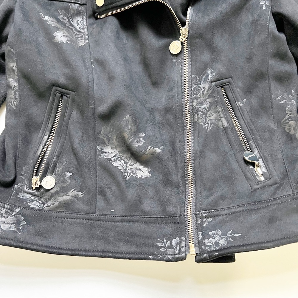 Desigual Slim Floral Biker Moto Jacket - Picture 7 of 8